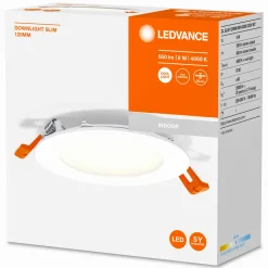 LEDVANCE Recess Slim LED-innbyggingslampe Ø12cm 4000K Clearance