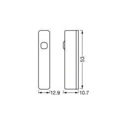 LEDVANCE SMART+ Vindus-/dørsensor, WiFi, med oppladbart batteri Clearance