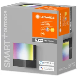 LEDVANCE SMART+ WiFi Cube LED-vegglampe RGBW up| Smarthus Utebelysning