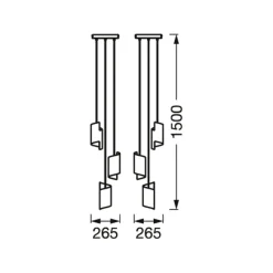 LEDVANCE SMART+ WiFi Decor Twist pendel svart| Smarthus Belysning