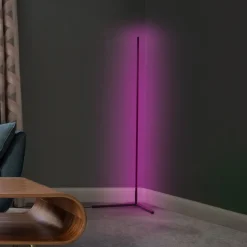 LEDVANCE SMART+ WiFi Floor Hjørne gulvlampe sort 140 cm| Smarthus Belysning|Gulvlamper