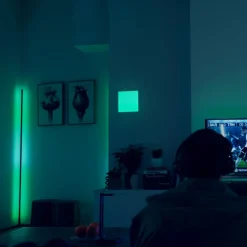 LEDVANCE SMART+ WiFi Floor Hjørne gulvlampe sort 140 cm| Smarthus Belysning|Gulvlamper