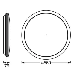 LEDVANCE SMART+ WiFi Orbis Sparkle, CCT, Ø 56 cm Outlet