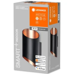 LEDVANCE SMART+ WiFi Orbis Wall Cyldro, svart| Smarthus Belysning