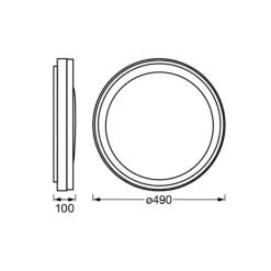 LEDVANCE SMART+ WiFi Orbis Zest taklampe svart| Smarthus Belysning