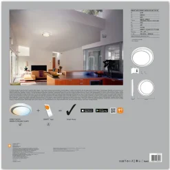 LEDVANCE SMART+ WiFi Orbis Moon CCT 48 cm grå Outlet