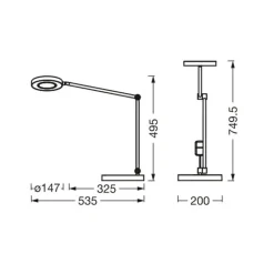 LEDVANCE SMART+ LEDVANCE SUN@Home Panan Desk Disc, bord, svart Online