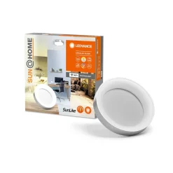 LEDVANCE SMART+ LEDVANCE SUN@Home Sirkulær LED-taklampe i sølv| Smarthus Belysning