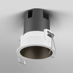 LEDVANCE Twist innfelt spot Ø7cm 840 hvit/svart New