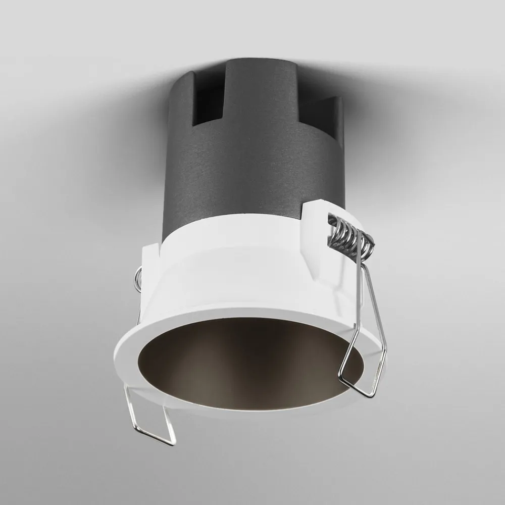 LEDVANCE Twist innfelt spot Ø7cm 840 hvit/svart New