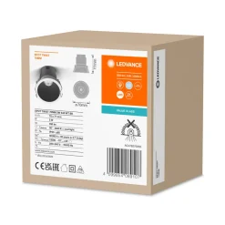 LEDVANCE Twist innfelt spot Ø7cm 840 hvit/svart New