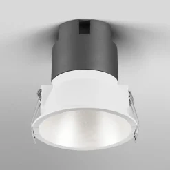 LEDVANCE Twist innfelt spot Ø9,3cm 830 hvit/sølv| Butikkbelysning|Downlights