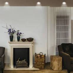 LEDVANCE Twist innfelt spot Ø9,3cm 830 hvit/sølv| Butikkbelysning|Downlights