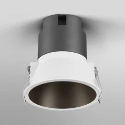 LEDVANCE Twist innfelt spot Ø9,3cm 840 hvit/svart Hot