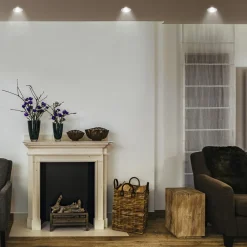 LEDVANCE Twist LED-downlight Ø7cm 840 hvit/sølv New