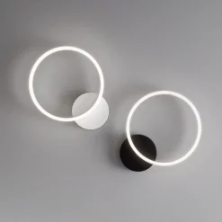 Fabas Luce LED-vegglampe, 1 lyskilde, svart| Design- Og Hotellbelysning|Vegglamper