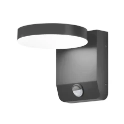 CMD LED-vegglampe 9083, sensor, antrasitt, 16 cm, CCT, IP54