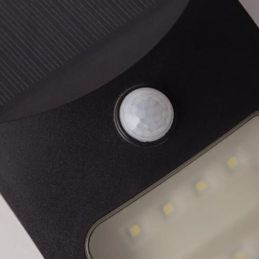 Searchlight LED-vegglampe 67420BK-PIR, bevegelsessensor| Solcellelamper Med Sensor|Vegglamper Med Sensor