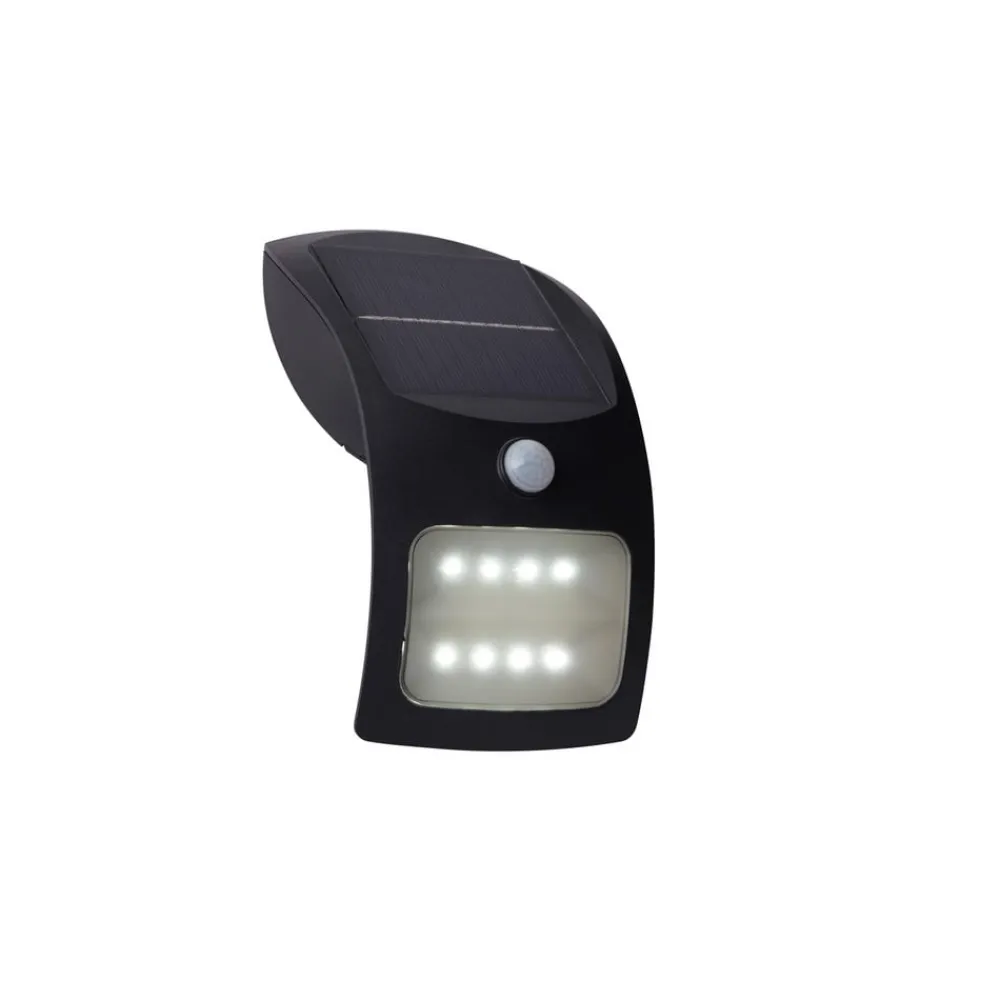 Searchlight LED-vegglampe 67420BK-PIR, bevegelsessensor| Solcellelamper Med Sensor|Vegglamper Med Sensor
