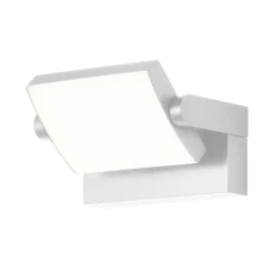 CMD LED-vegglampe 9110, hvit, bredde 21 cm, metall, IP54| Kommersiell Utebelysning|Led-Utendørs