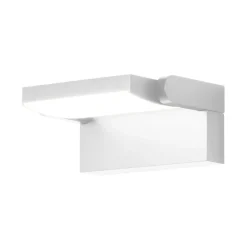 CMD LED-vegglampe 9110, hvit, bredde 21 cm, metall, IP54| Kommersiell Utebelysning|Led-Utendørs