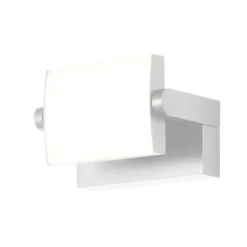 CMD LED-vegglampe 9110, hvit, bredde 21 cm, metall, IP54| Kommersiell Utebelysning|Led-Utendørs