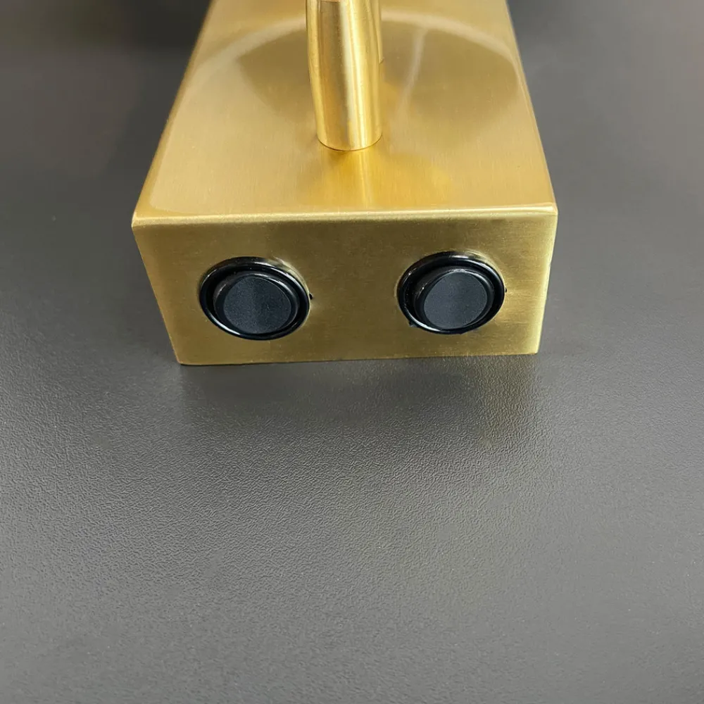 FISCHER & HONSEL LED-vegglampe Dreamer LED-vegglampe messing/chintz hvit