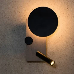 FARO BARCELONA LED-vegglampe Klee, grå, venstre variant Discount