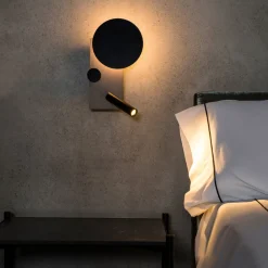 FARO BARCELONA LED-vegglampe Klee, grå, venstre variant Discount