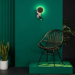 FARO BARCELONA LED-vegglampe Klee, grå, venstre variant Discount