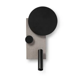 FARO BARCELONA LED-vegglampe Klee, grå, venstre variant Discount