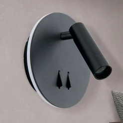 ORION LED-vegglampe Lenny med 2 lyskilder, svart New