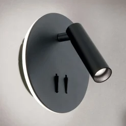 ORION LED-vegglampe Lenny med 2 lyskilder, svart New