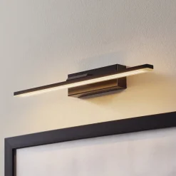 MCJ LED-vegglampe Miroir 40 cm svart 3000K| Design- Og Hotellbelysning|Led-Innendørs