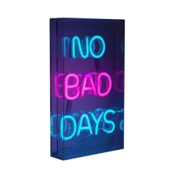 Näve LED-vegglampe No Bad Days, klar, 30x18 cm plast USB RGB| Dekorasjonsbelysning