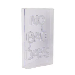 Näve LED-vegglampe No Bad Days, klar, 30x18 cm plast USB RGB| Dekorasjonsbelysning