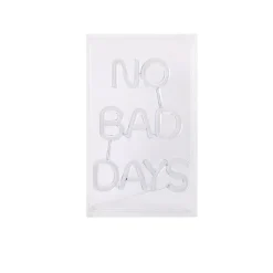 Näve LED-vegglampe No Bad Days, klar, 30x18 cm plast USB RGB| Dekorasjonsbelysning