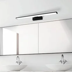 EGLO LED-vegglampe Pandella 1, lengde 60 cm, svart, aluminium| Vegglamper