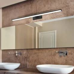 EGLO LED-vegglampe Pandella 1, lengde 78 cm, svart, aluminium| Vegglamper