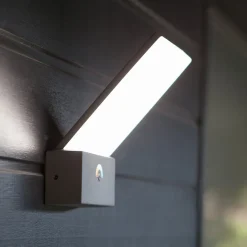 LUTEC LED-vegglampe Pano, 3 000 K – 5 000 K| Led-Utendørs|Vegglamper Utendørs