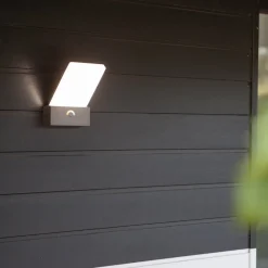 LUTEC LED-vegglampe Pano, 3 000 K – 5 000 K| Led-Utendørs|Vegglamper Utendørs