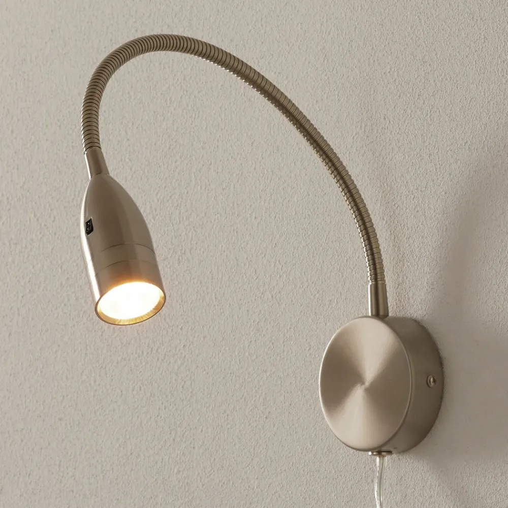 FISCHER & HONSEL LED-vegglampe Sten bev.styring, veggfeste, rund Discount