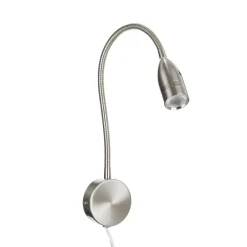 FISCHER & HONSEL LED-vegglampe Sten bev.styring, veggfeste, rund Discount