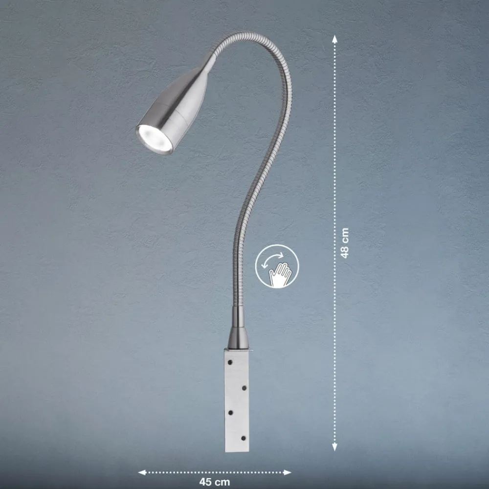 FISCHER & HONSEL LED-vegglampe Sten dimmes med bevegelsesstyring| Design- Og Hotellbelysning|Led-Innendørs