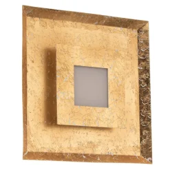 Eco-Light LED-vegglampe Window 32x32 cm, gull| Vegglamper