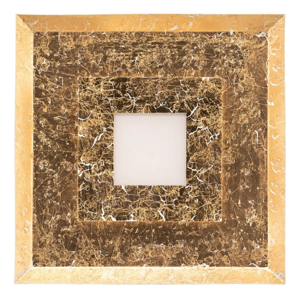 Eco-Light LED-vegglampe Window 32x32 cm, gull| Vegglamper