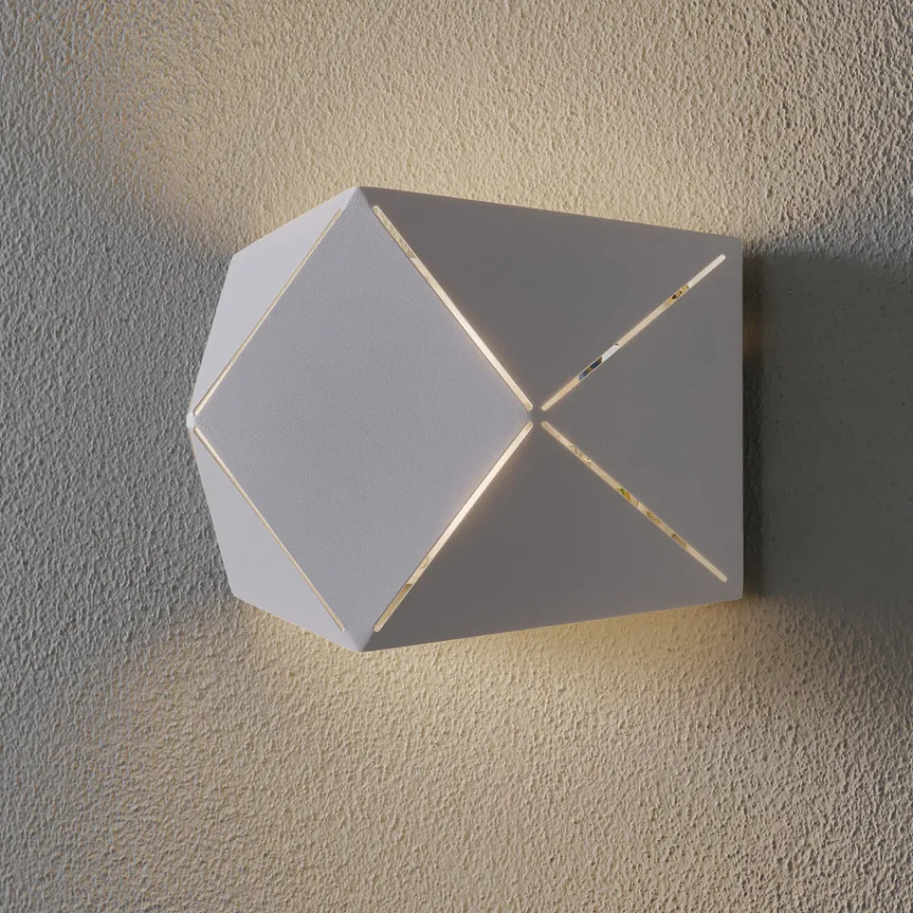 Trio Lighting LED-vegglampe Zandor i hvit, bredde 18 cm Hot