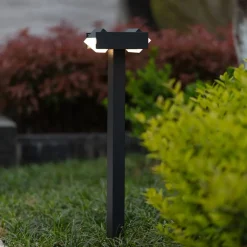 LUTEC LED-veilampe Conroy med bevegelige spredere| Gatebelysning, Pullert Belysning