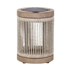 Les Jardins LED-solcellelampe Rop&Strip, grå/beige Hot
