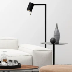 Lucide Lesley gulvlampe, svart Sale